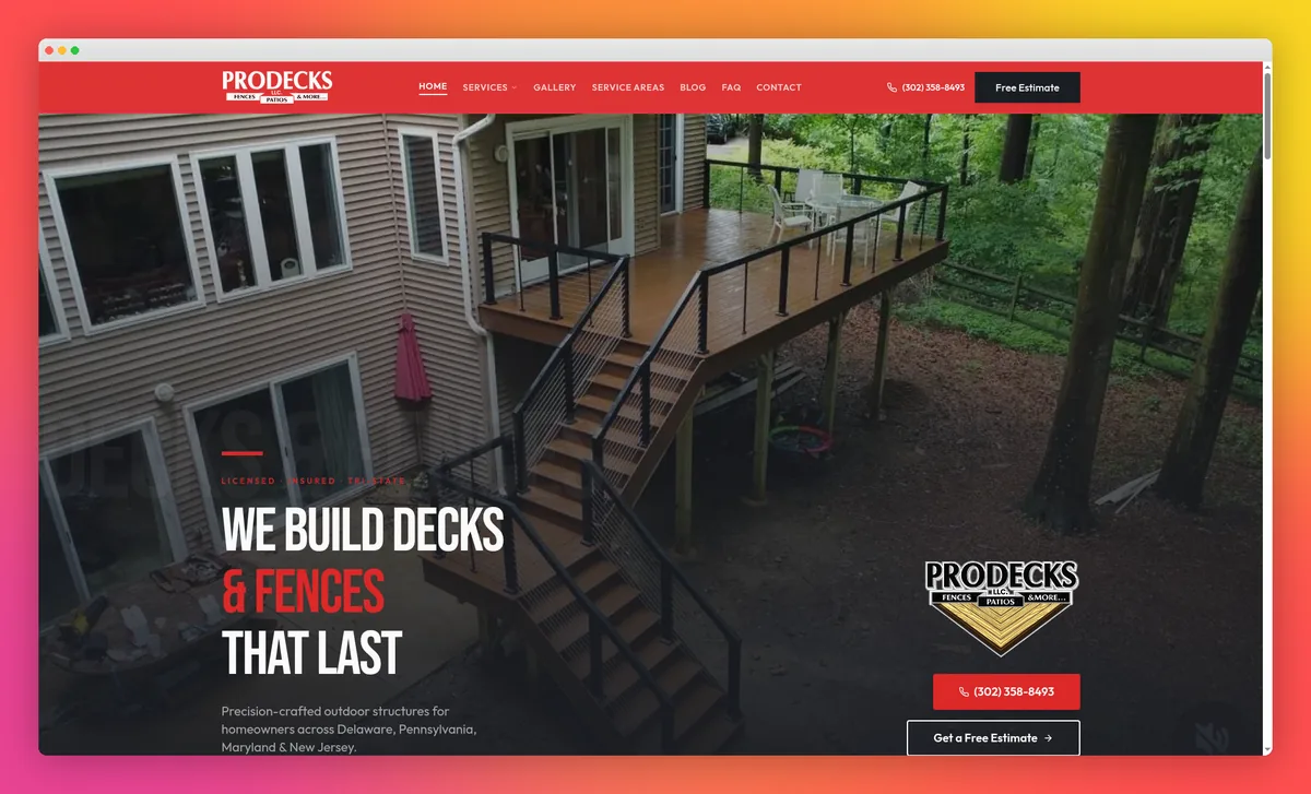 From Word of Mouth to Online Bookings: The ProDecks Delaware Story